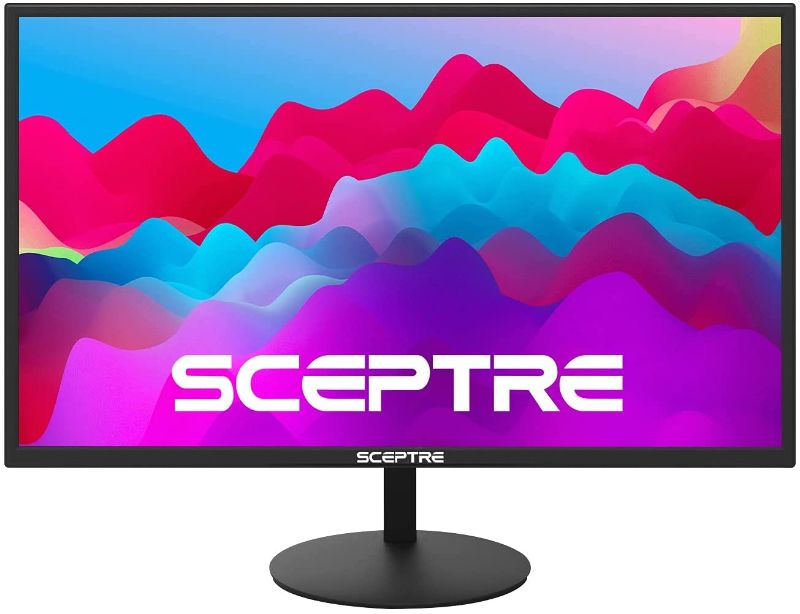 Photo 1 of Sceptre 27-Inch FHD LED Gaming Monitor 75Hz 2X HDMI VGA Build-in Speakers, Ultra Slim Metal Black