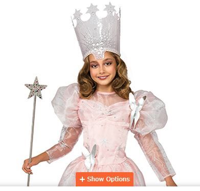 Photo 1 of Classic Deluxe Glinda the Good Witch Child Costume Small