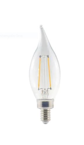 Photo 1 of 40-Watt Equivalent BA11 Non-Dimmable Clear Glass Filament Vintage Edison LED Light Bulb Soft White (8-Pack)