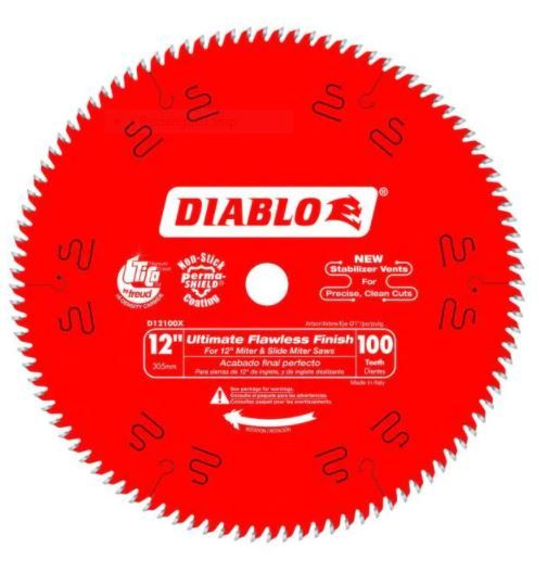 Photo 1 of 12 in. x 100-Tooth Ultimate Polished Finish Circular Saw Blade
