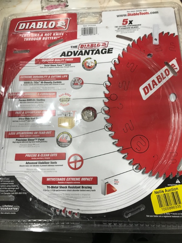 Photo 1 of 12 in. x 100-Tooth Ultimate Polished Finish Circular Saw Blade
