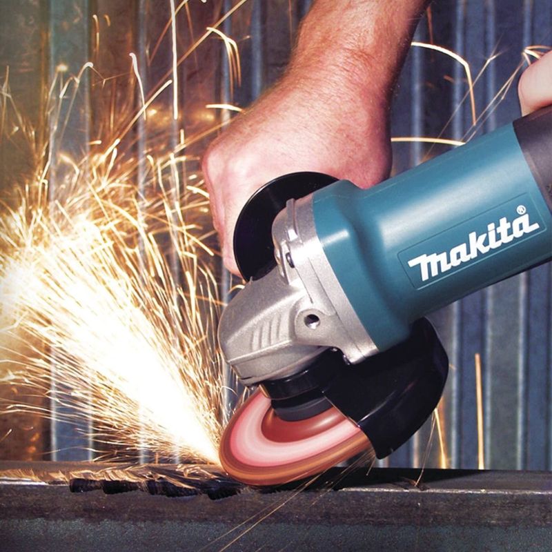 Photo 2 of Makita 9557PB 4-1/2" Paddle Switch Angle Grinder, with AC/DC Switch
