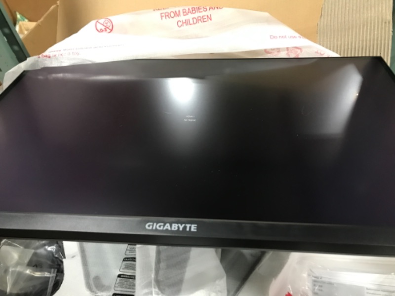 Photo 3 of GIGABYTE M27Q 27" 170Hz 1440P -KVM Gaming Monitor, 2560 x 1440 SS IPS Display, 0.5ms (MPRT) Response Time, 92% DCI-P3, HDR Ready, FreeSync Premium, 1x Display Port 1.2, 2x HDMI 2.0, 2x USB 3.0
