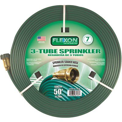 Photo 1 of Flexon 50-Foot Three Tube Sprinkler Hose FS50