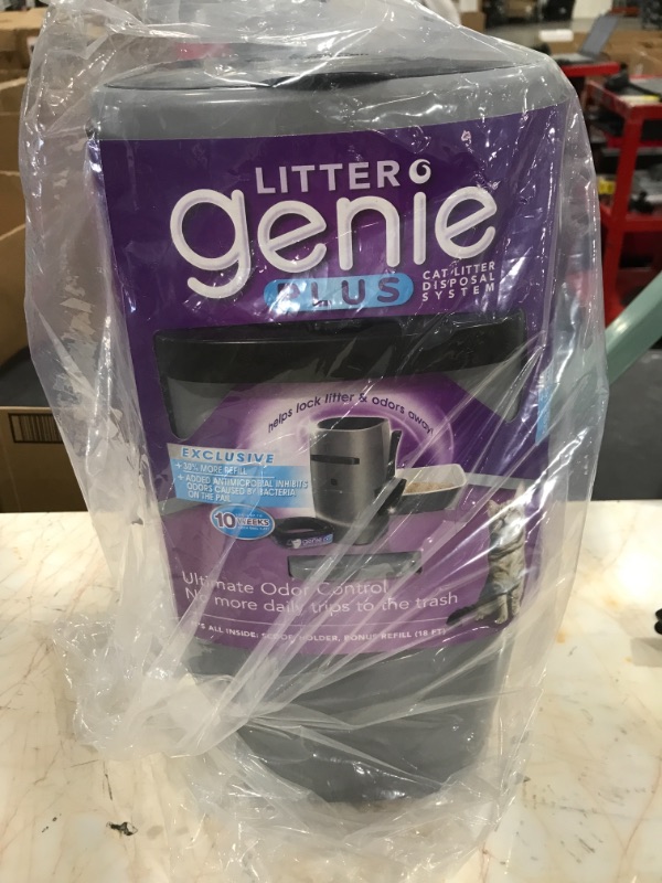 Photo 2 of Litter Genie Plus Cat Litter Disposal System Silver