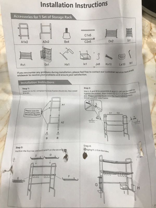 Photo 1 of Black storage rack set, Unknown manufacture 