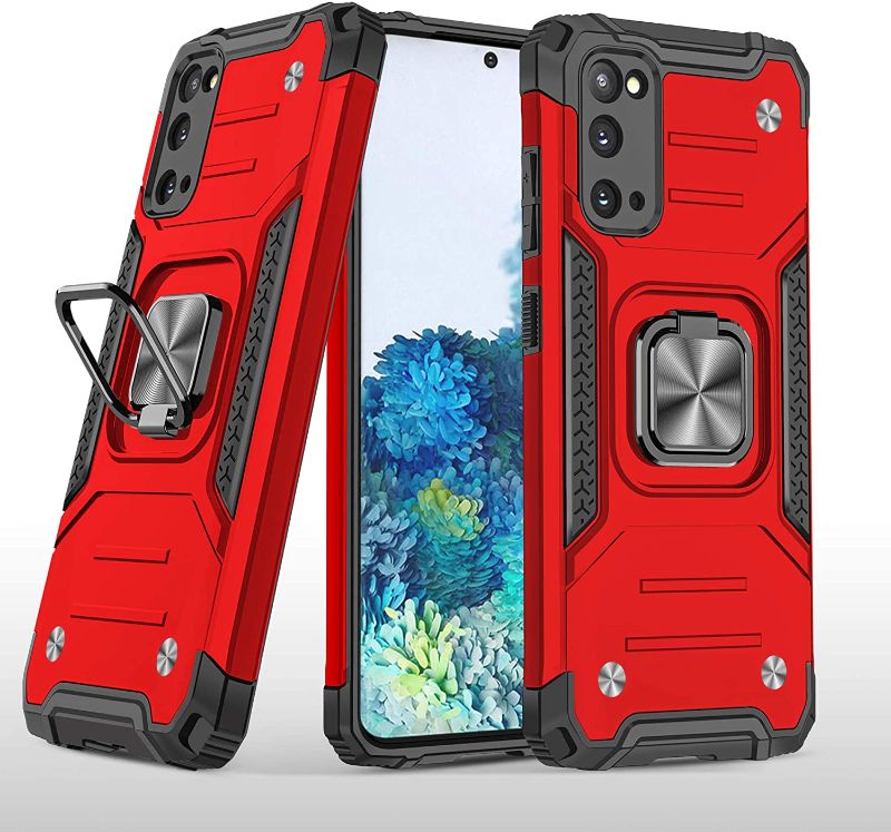 Photo 2 of PUXICU Compatible with Samsung Galaxy S20 Cases, Military Grade Heavy Duty Protective Phone Cover with Kickstand for Galaxy S20-Blue and Red
ZFold 2 Case Blue 