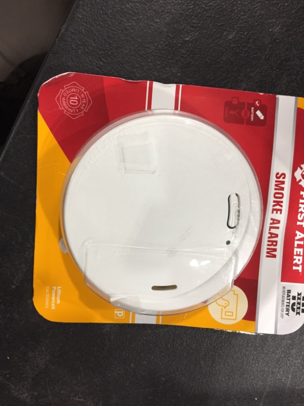 Photo 2 of FIRST ALERT P1210E Smoke Alarm , White
