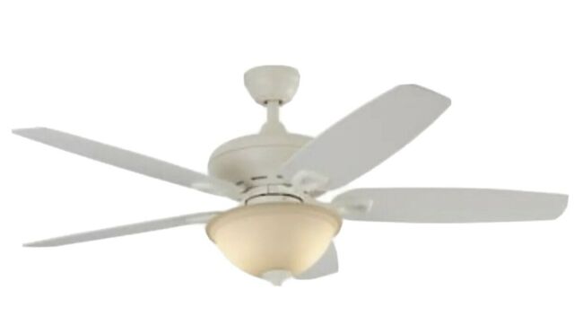 Photo 1 of Harbor Breeze Coastal Creek 52-in White Indoor Ceiling Fan With Light Kit M54a
