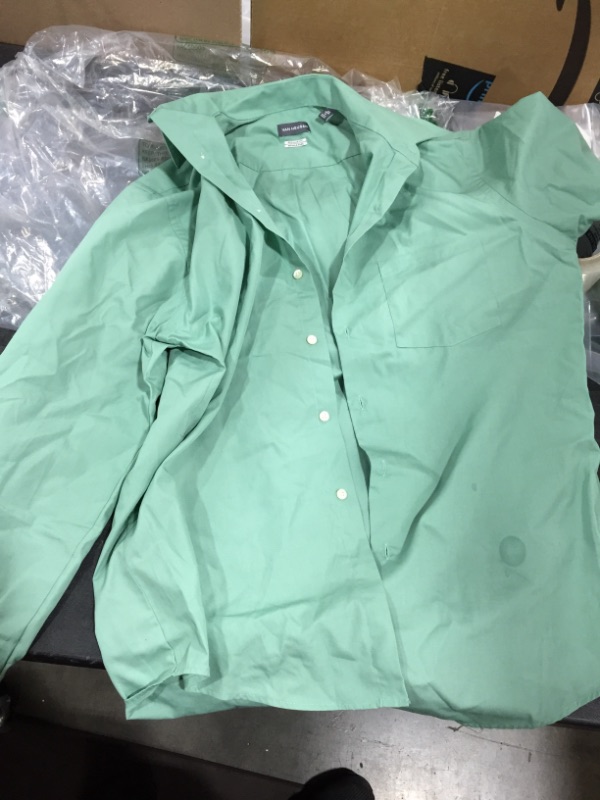 Photo 1 of Van Heusen Light Green Button Down Shirt Medium