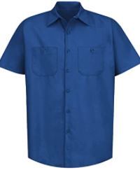 Photo 1 of Red Kap Men's Industrial Short Sleeve Work Shirt
