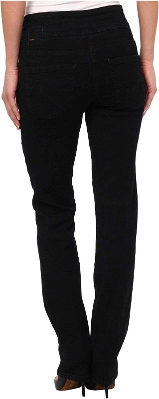 Photo 1 of Jag Jeans Women's Peri Pull On Straight Leg Jean, Black, Black Void, Size 8.0
