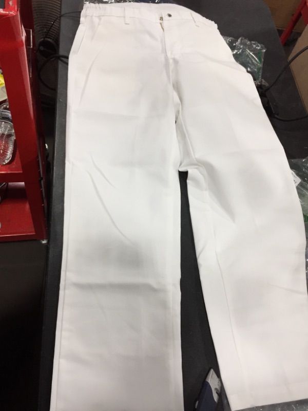 Photo 1 of Stretchy White Dress Pants 34w x 34l 