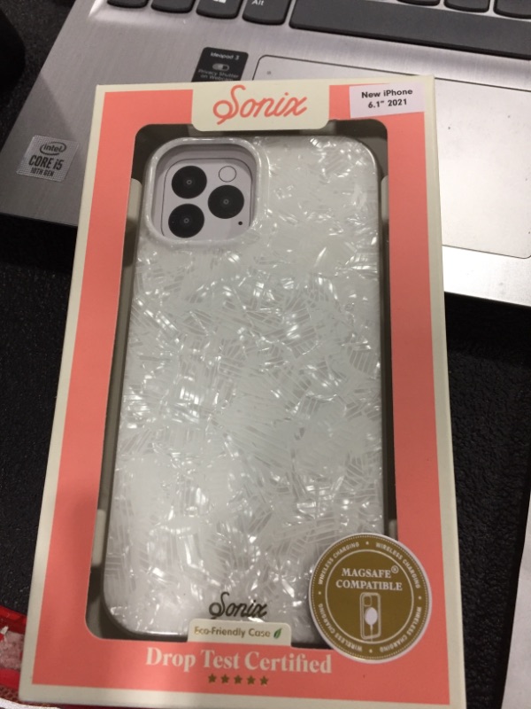 Photo 2 of CLEAR COAT CASE FOR IPHONE 13, OYSTER TORT
