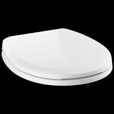 Photo 1 of Delta 801903-WH Round Front Slow-Close Toilet Seat
