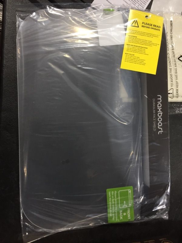 Photo 1 of Maxboost Protective Face Shield - 3 Pack Adult Size, DuraSlim Series
5 Boxes
