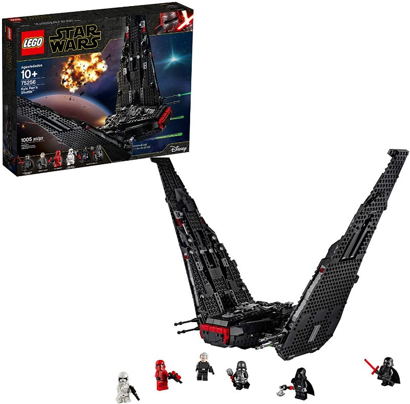 Photo 1 of LEGO Star Wars: The Rise of Skywalker Kylo Ren’s Shuttle 75256 Star Wars Shuttle Action Figure Building Kit (1,005 Pieces)
