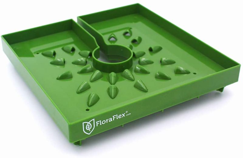Photo 1 of FloraFlex FF367 FloraCap Plastic Block Cover-8-Inch (Pack of 3), Green
 