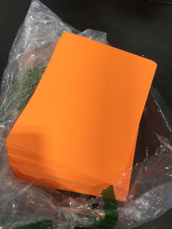 Photo 2 of Astrobrights Mega Collection, Colored Cardstock, Bright Orange, 320 Sheets, 65 lb/176 gsm, 8.5" x 11" - MORE SHEETS! (91626)
