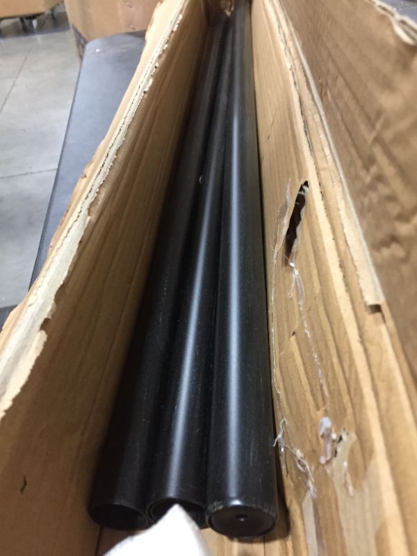 Photo 1 of black curtain rod