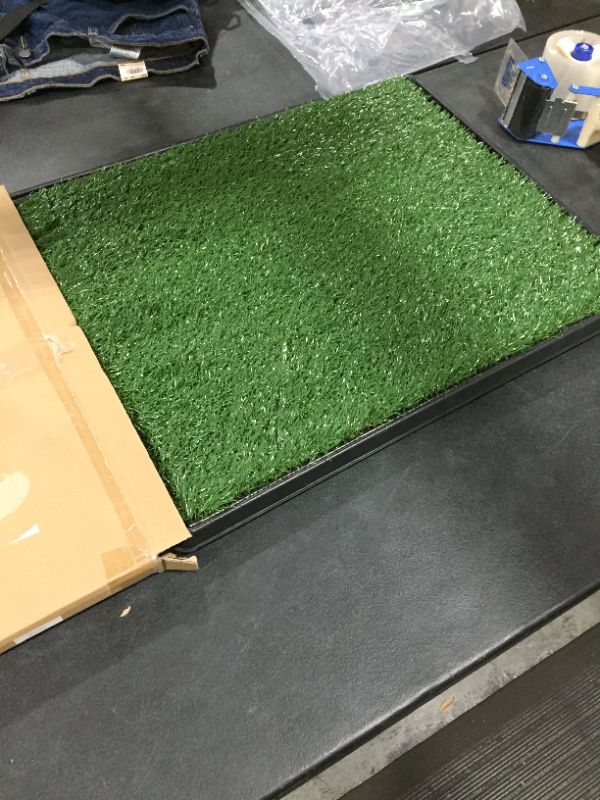 Photo 2 of Artificial Grass Puppy Pad Collection - for Dogs and Small Pets – Portable Training Pad with Tray – Dog Housebreaking Supplies by PETMAKER
