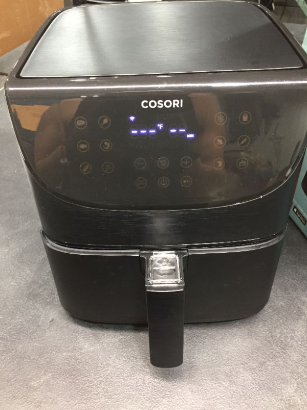 Photo 2 of COSORI Smart WiFi Air Fryer(100 Recipes), 13 Cooking Functions, Keep Warm & Preheat & Shake Remind, Works with Alexa & Google Assistant, 5.8 QT, Black