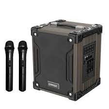 Photo 1 of EARISE M37 Wooden Box PA System with 2 Wireless Microphone
