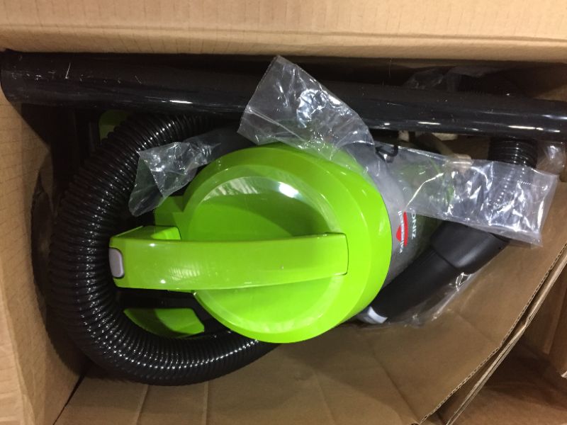 Photo 1 of Bissell Zing Canister, 2156A Vacuum, Green Bagless
