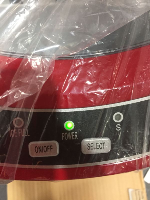 Photo 1 of Frigidaire 26lb. Portable Countertop Icemaker - EFIC108 - RED
