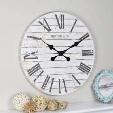 Photo 1 of 18" Shiplap Farmhouse Wall Clock - FirsTime
