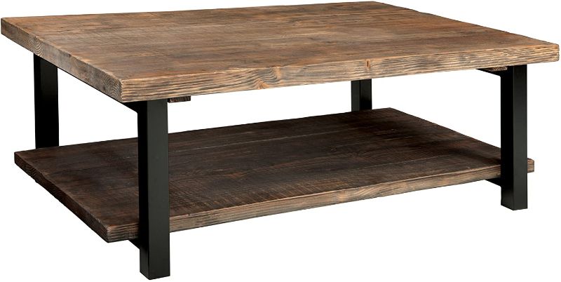 Photo 1 of Alaterre AZMBA1220 Sonoma Rustic Natural Coffee Table, Large, Brown, 48",
