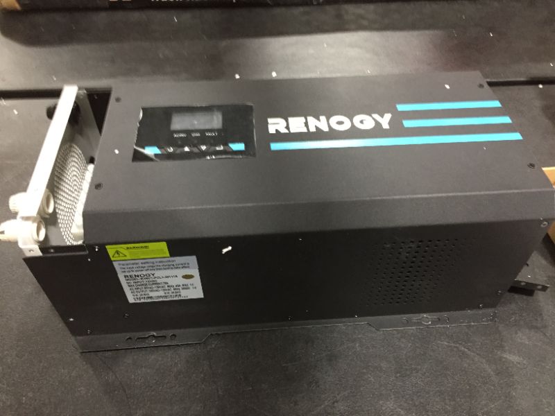 Photo 9 of Renogy 3000 Watt 12V DC to 120V AC Pure Sine Wave Inverter Charger w/LCD Display, 3000W, Lithium Battery Compatibility 9000W Surge