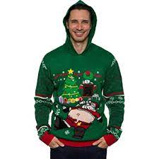 Photo 1 of Funziez! Ugly Christmas Sweater  Santa Long Sleeve Novelty Costume M