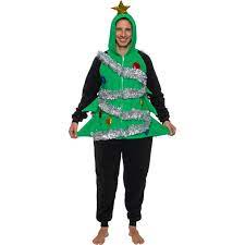 Photo 1 of FUNZIEZ! Christmas Tree Ornaments and Garland Unisex Costume Slim One Piece Pajamas Plush Novelty Holiday Jumpsuit
MEDIUM 