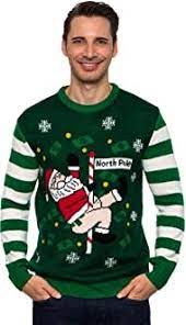 Photo 1 of Funziez! Ugly Christmas Sweater Dancing Santa Long Sleeve Novelty Costume
2XL