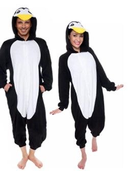 Photo 1 of 2pk Silver Lilly Costume - Plush One Pig & Penguin Animal Costume - Cosplay
size- Large