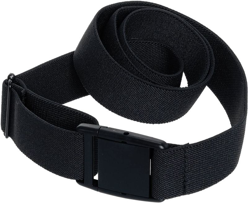 Photo 1 of 2pk Women's Invisible Belt - Adjustable Elastic Belt No Show - Web Silver Lilly Belt
black/navy