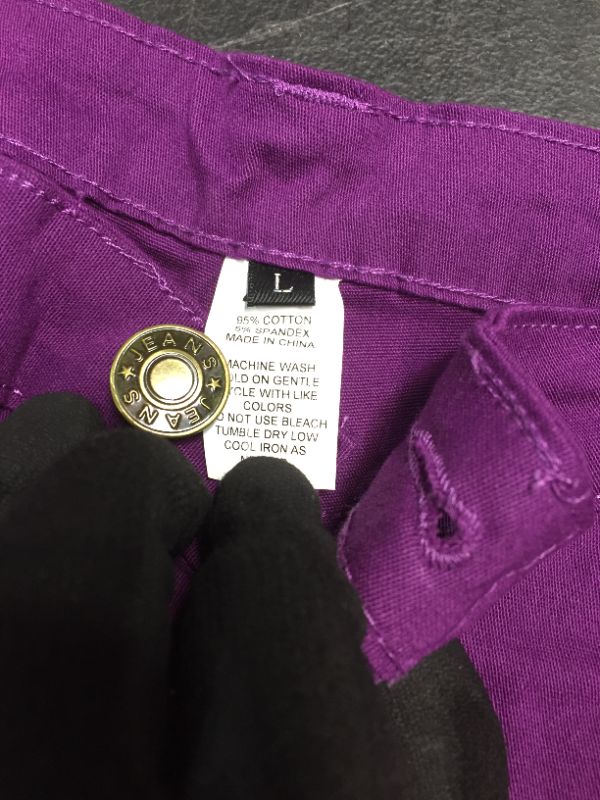 Photo 2 of LARGE PURPLE SKINNY JEANS 