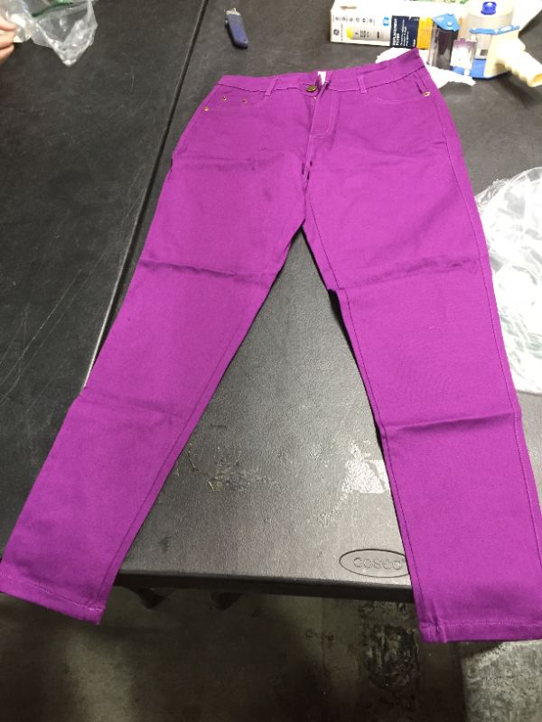 Photo 1 of LARGE PURPLE SKINNY JEANS 