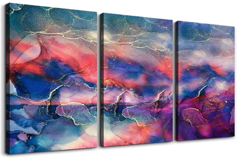 Photo 1 of Decorative Wall Canvas for Living Room, Bedroom, Wall Decor, Bathroom, Office Decor, Colorful Abstract Pictures Kitchen, Home Decor, Posters, 16 '' x 12 '' Abstract Wall Art
