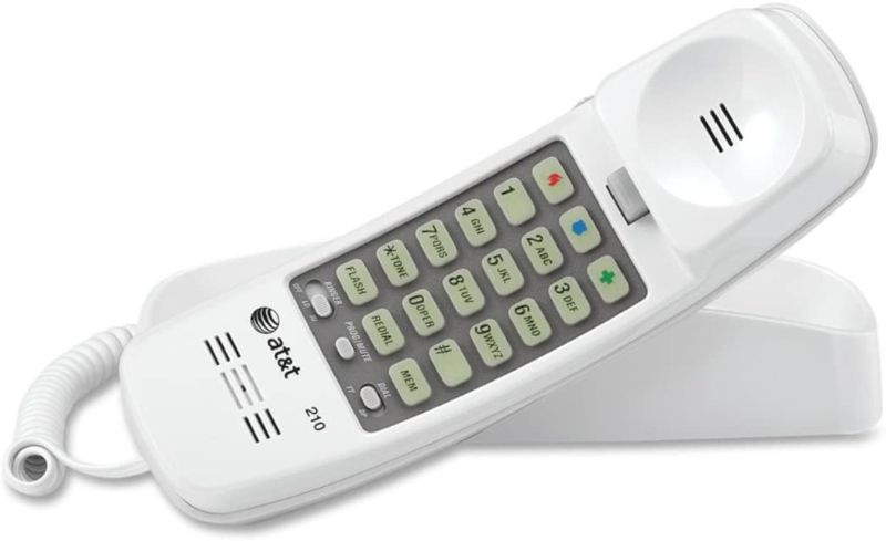 Photo 1 of At&T Corded Telephone White
