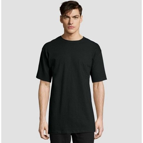 Photo 1 of HANES BLACK LARGE TEE--- LARGE 4 PACK