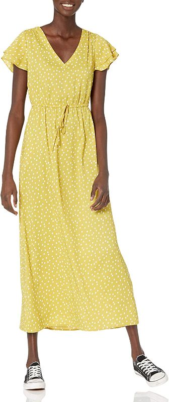 Photo 1 of GOODTHREAD POLKA DOT DRESS YELLOW-- XL