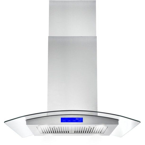 Photo 1 of Cosmo 30" 380 CFM Ducted Island Range Hood in Stainless Steel
