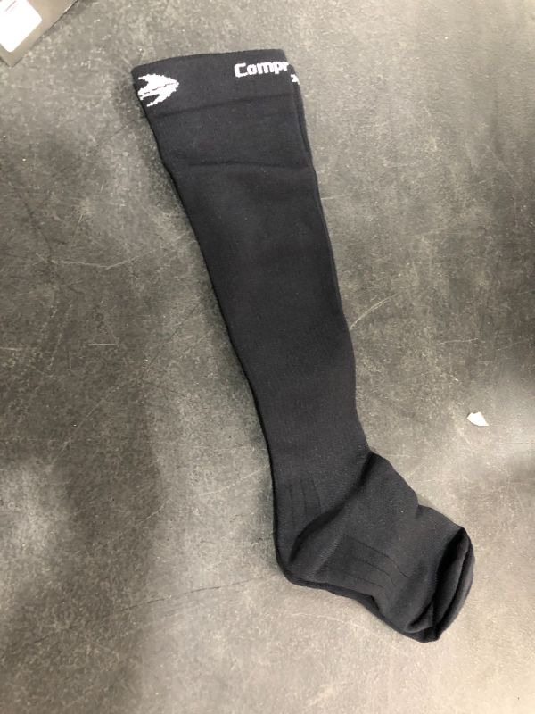 Photo 1 of COMPRESSION SOCKS (30-40 MMHG) - BLACK--- medium
