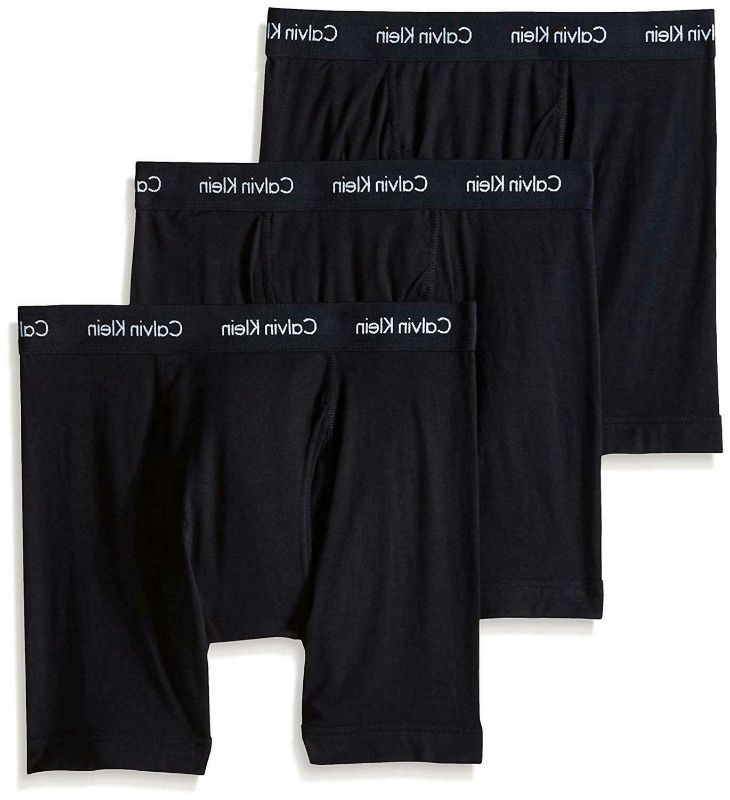 Photo 1 of Calvin Klein Men's Cotton Stretch Multipack Boxer Briefs,, Black, Size Small 