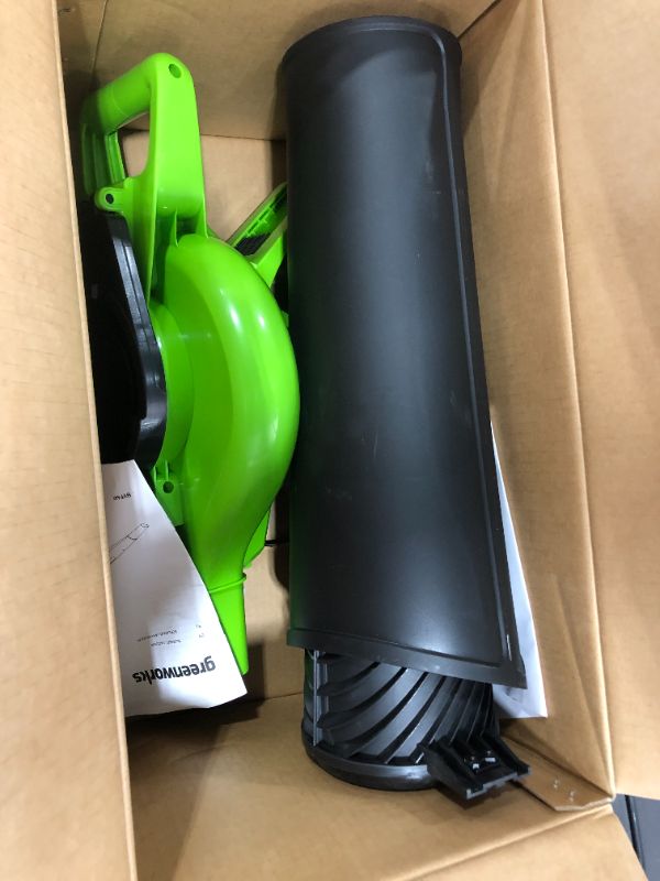 Photo 2 of Greenworks 40V 185 MPH Variable Speed Cordless Blower Vacuum, Battery 24312