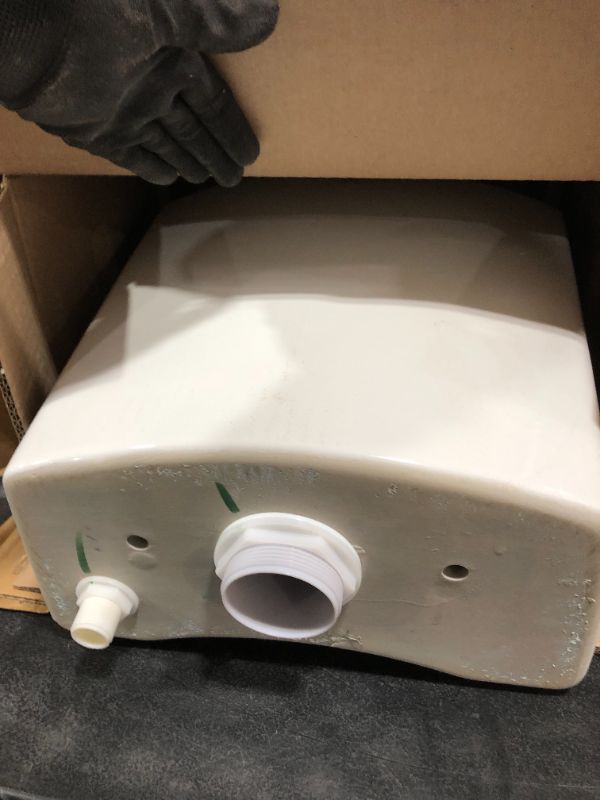 Photo 2 of American Standard H2Option 0.92/1.28 GPF Dual Flush Toilet Tank Only in White-4133A218.020 LINEN

