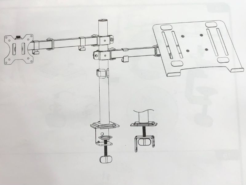 Photo 1 of Laptop Desk Mount Combo