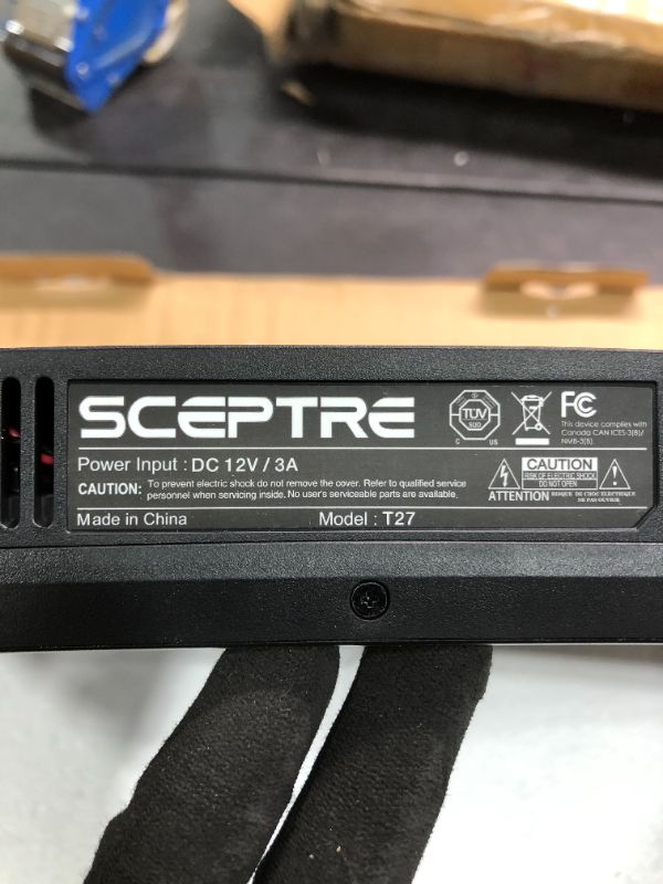 Photo 4 of Sceptre 27" Curved 75Hz LED Monitor HDMI VGA Build-in Speakers, Edge-Less Metal Black 2019 (C275W-1920RN)
